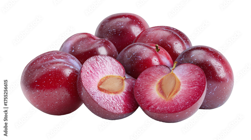 Obraz premium Plum Mockup