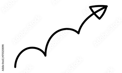 跳ねる矢印 ホップステップジャンプ