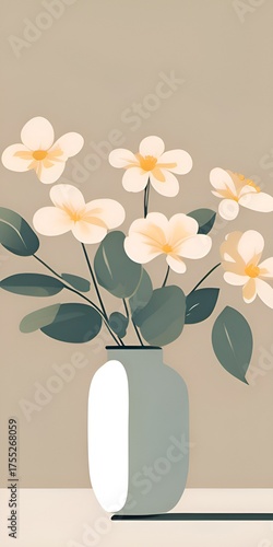 vase with flowers
