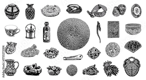 Diverse Collection of Vintage Household Objects and Decorative Items.