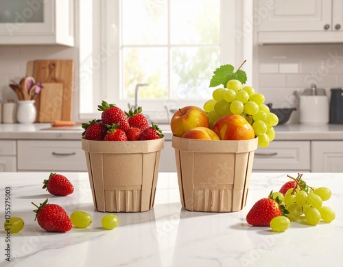 Wallpaper Mural fruits in a basket Torontodigital.ca