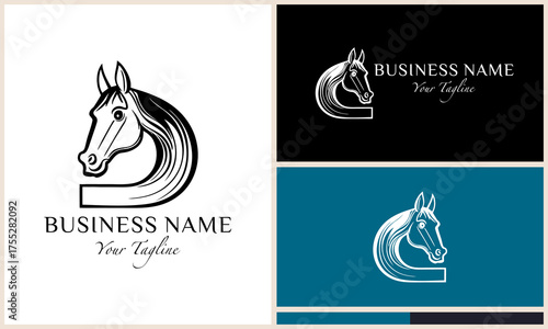 Horse Head Logo Design. (22)