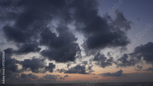 red cloud in the sky