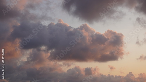 red cloud in the sky