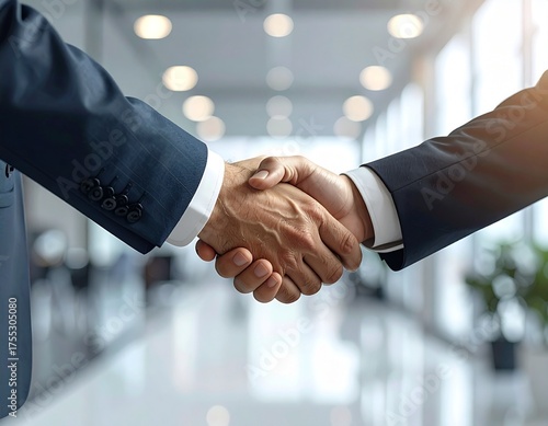 Business Handshake Deal Agreement Partnership Success Corporate Meeting Corporate Handshake