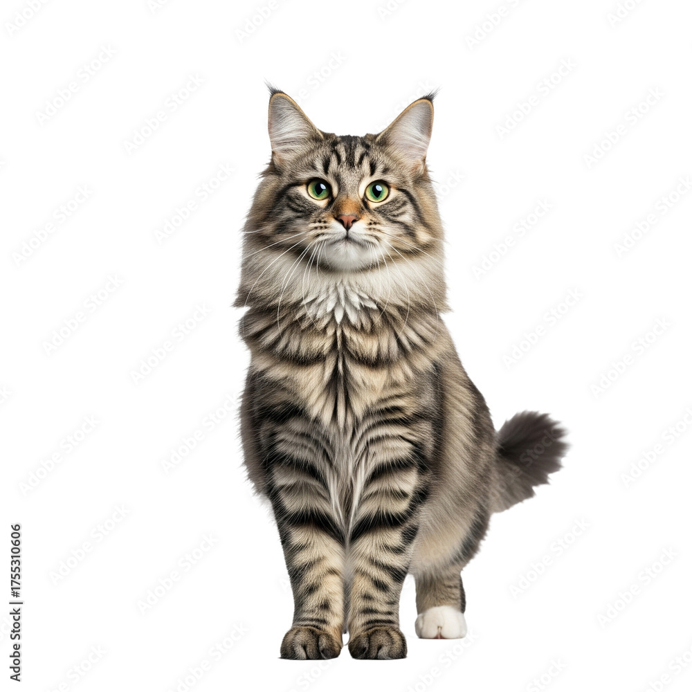 Fototapeta premium british cat isolated on white background