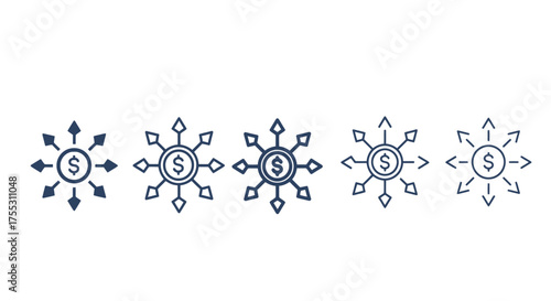 A vector illustration depicts financial growth and investment diversification in the stock exchange, showcasing potential returns and market dynamics for investors.