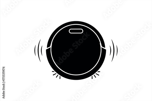 Robotic Vacuum Cleaner Icon