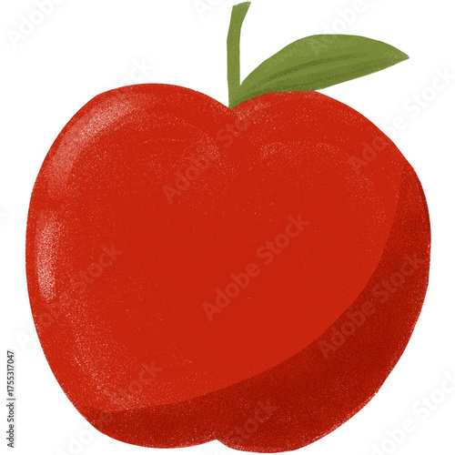 red apple