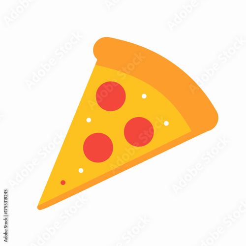 Pizza slice covered in delicious pepperoni slices, perfect for food blogs, pizza restaurants, menu design, and social media posts.