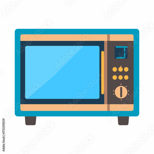 Microwave oven for reheating food, suitable for kitchen appliance, cooking, technology, home appliance, convenience, fast cooking, modern lifestyle.