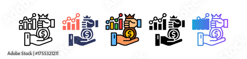 Earnings multiple icon