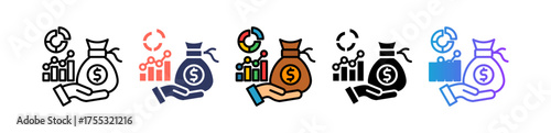 Investment multiple icon