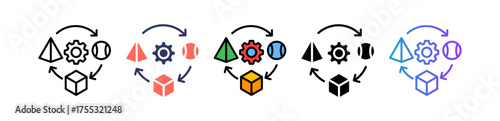 Augmentation multiple icon