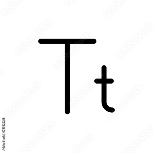 Font Size Icon for Text Adjustment and Display Setting