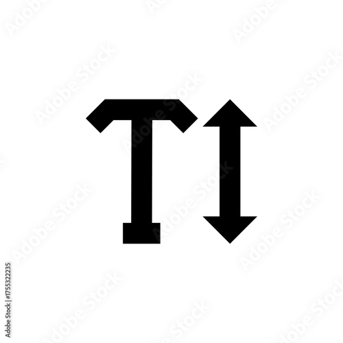 Font Size Icon for Text Adjustment and Display Setting