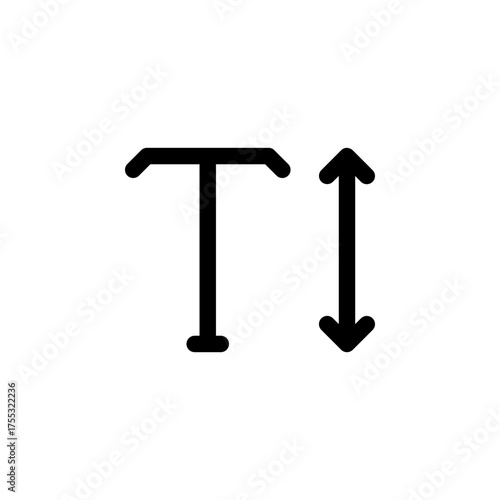 Font Size Icon for Text Adjustment and Display Setting