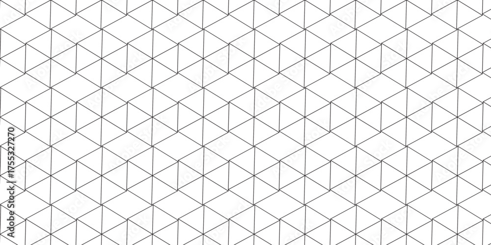 Fototapeta premium Rough black and white texture vector. Distressed overlay texture. Seamless geometric polygonal repeatable pattern swatch background, Trendy design vector background for web backdrop orpaper print.