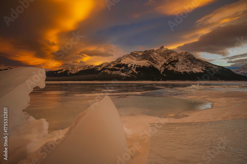 Sunrise over the mountains