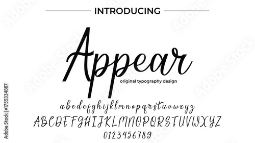 Appear - Elegant Script Font for Smooth Handwritten Design and Creative Typography
