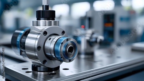 Precision Engineering Component in Modern Industrial Workshop Setting