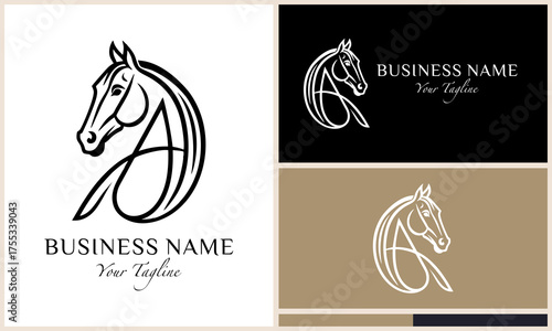 Horse Logo Design. (4)