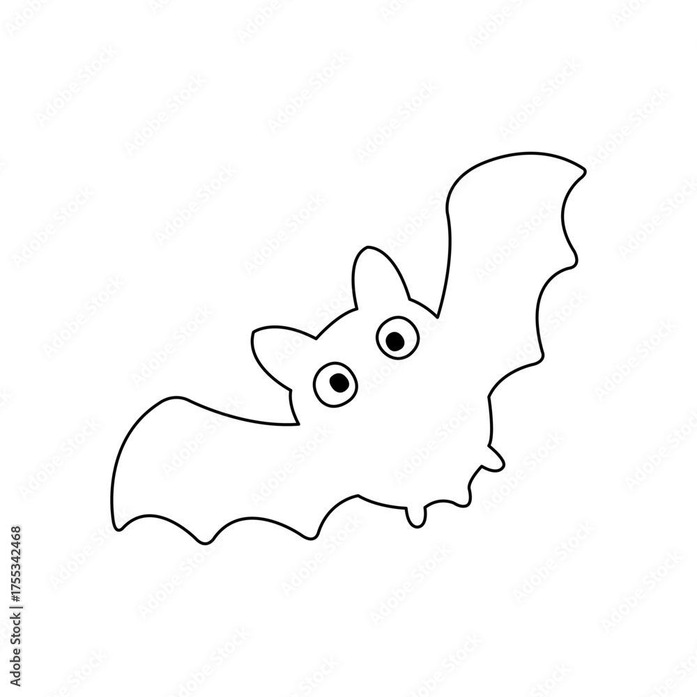 Obraz premium bat outline