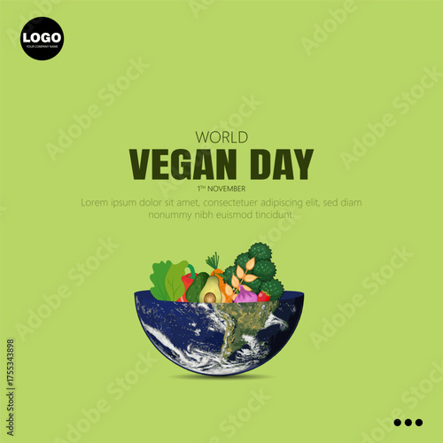 World Vegan Day, celebrated on November 1st, promotes the benefits of veganism for health.
