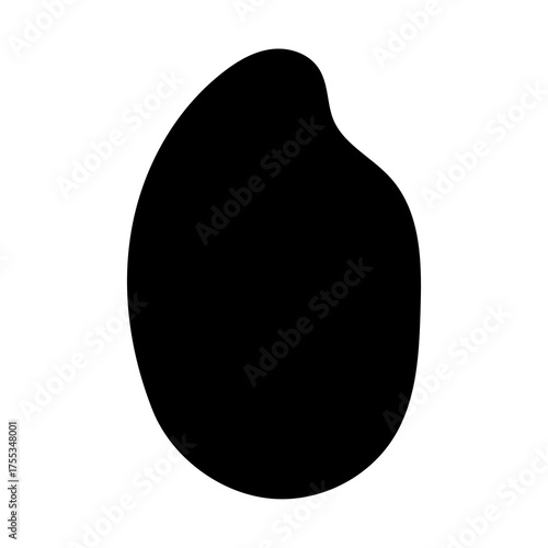 シンプルな米　米粒　モノクロ
