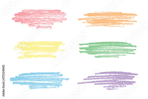 Set of brush paint stroke texture swatch Hand painted background Ink scribble dab clipart Paint smudge for tags and stamps design