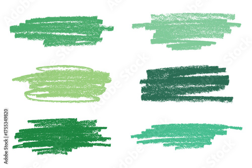 Set of brush paint stroke texture swatch Hand painted background Ink scribble dab clipart Paint smudge for tags and stamps design