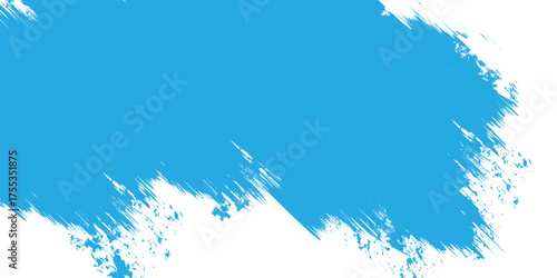 This blue winter christmas card features a vector illustration of a snowflake pattern with a border frame and grunge texture design for a holiday celebration