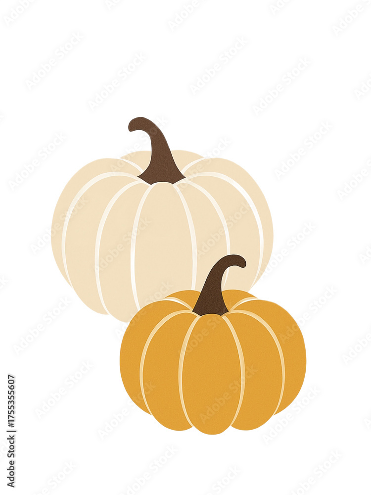 Obraz premium pumpkin isolated on white background