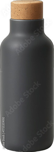 bottle isolated on white background.