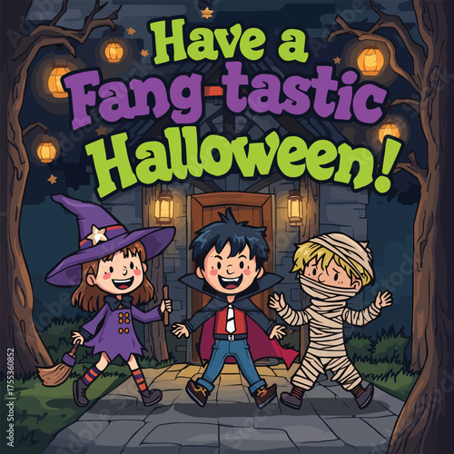 Halloween Spooky Sublimation T-Shirt and poster Design. 