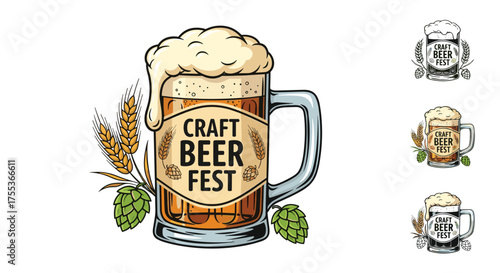 Annual craft beer festival celebration featuring local breweries and artisanal beverages.