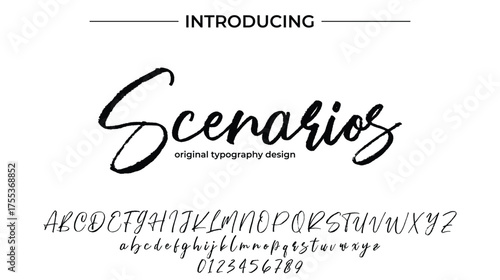 Scenarios - Elegant Script Font for Smooth Handwritten Design and Creative Typography