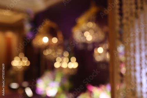 flower decoration in stage decor