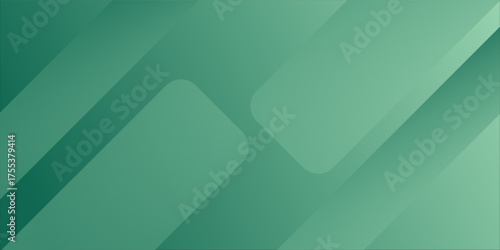 Green Abstract Diagonal Background With Soft Geometric Shapes For Modern Design eps10