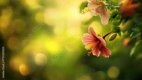 Hummingbird and Hibiscus: A Moment of Serenity