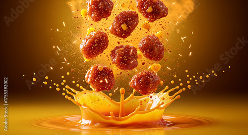 Korean Style Boneless Chicken Bites Splash in cheese Sauce