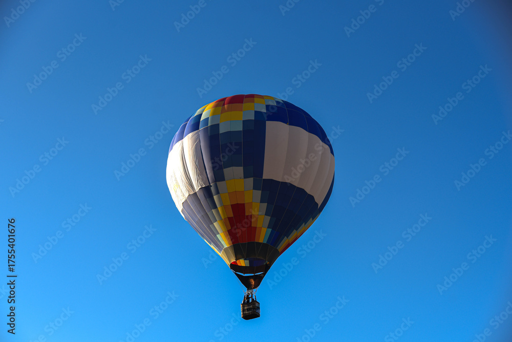 Fototapeta premium Hot Air Balloons at Balloon Festival in Santa Maria, RS, Brazil