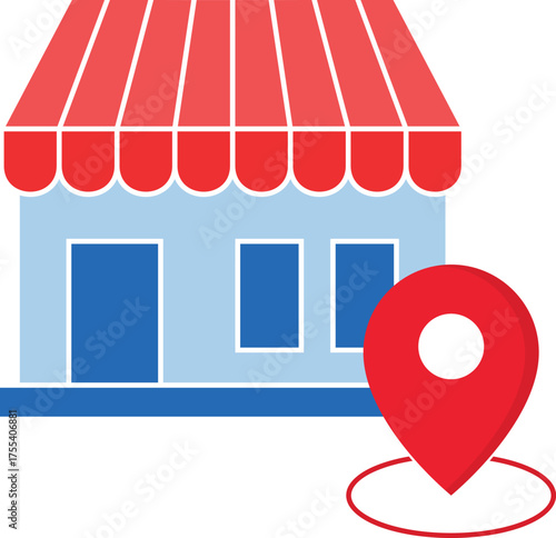 Shop location design concept