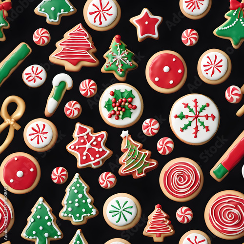 Sweet beautiful and delicious Christmas pastries