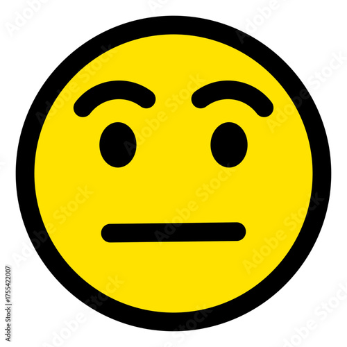 無表情のアイコンイラスト