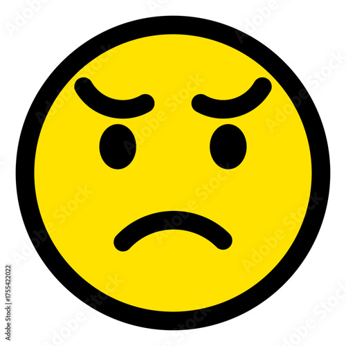 怒っているアイコンイラスト