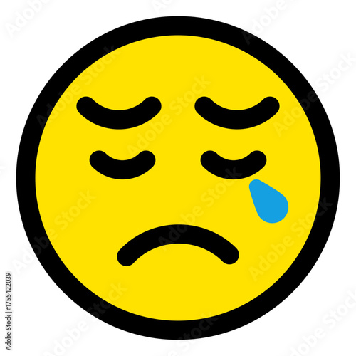 泣いているアイコンイラスト