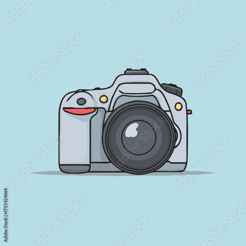 Creative photo equipment vector