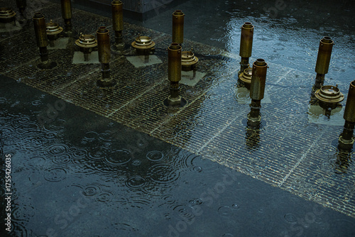 The Fountain That Stopped in the Rain