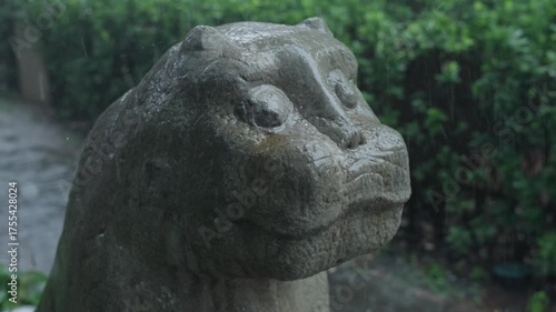 Chinese Stone Carving Culture Stone Carving Art Museum Buddha Statue